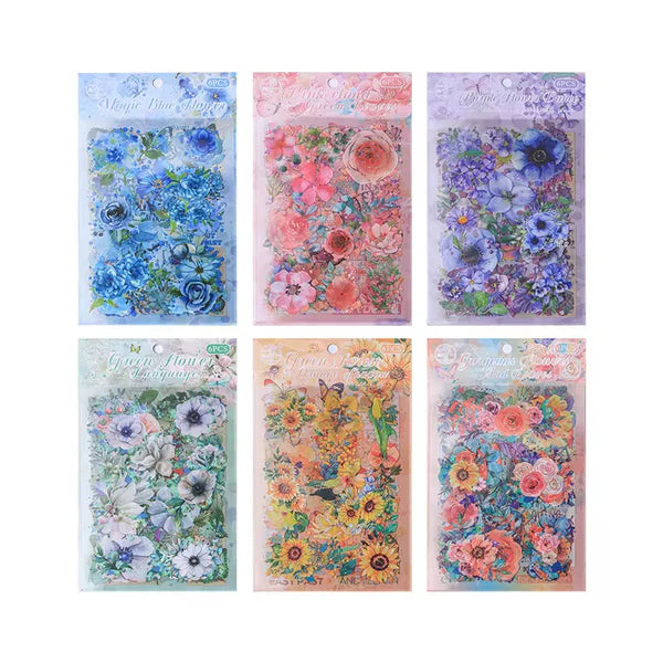 Floral Pet Sticker Series