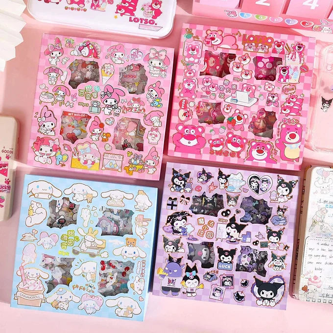 100 pcs Sticker Box