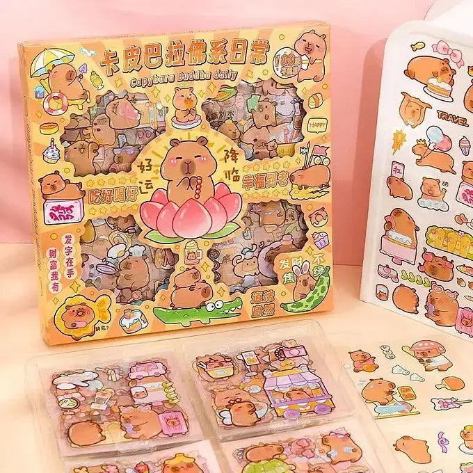100 pcs Sticker Box