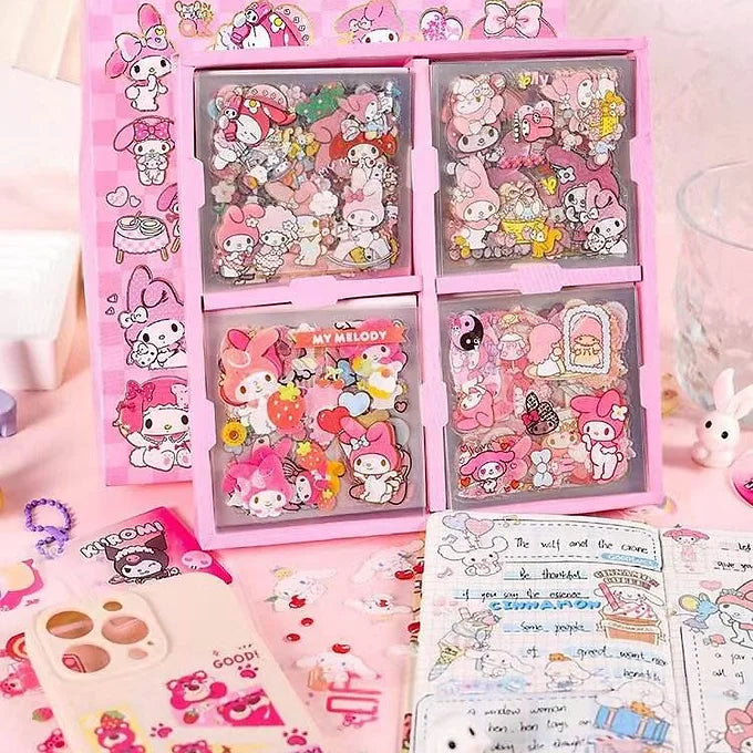 100 pcs Sticker Box