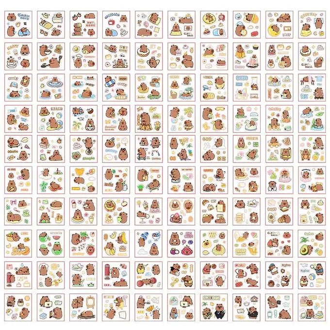 100 pcs Sticker Box