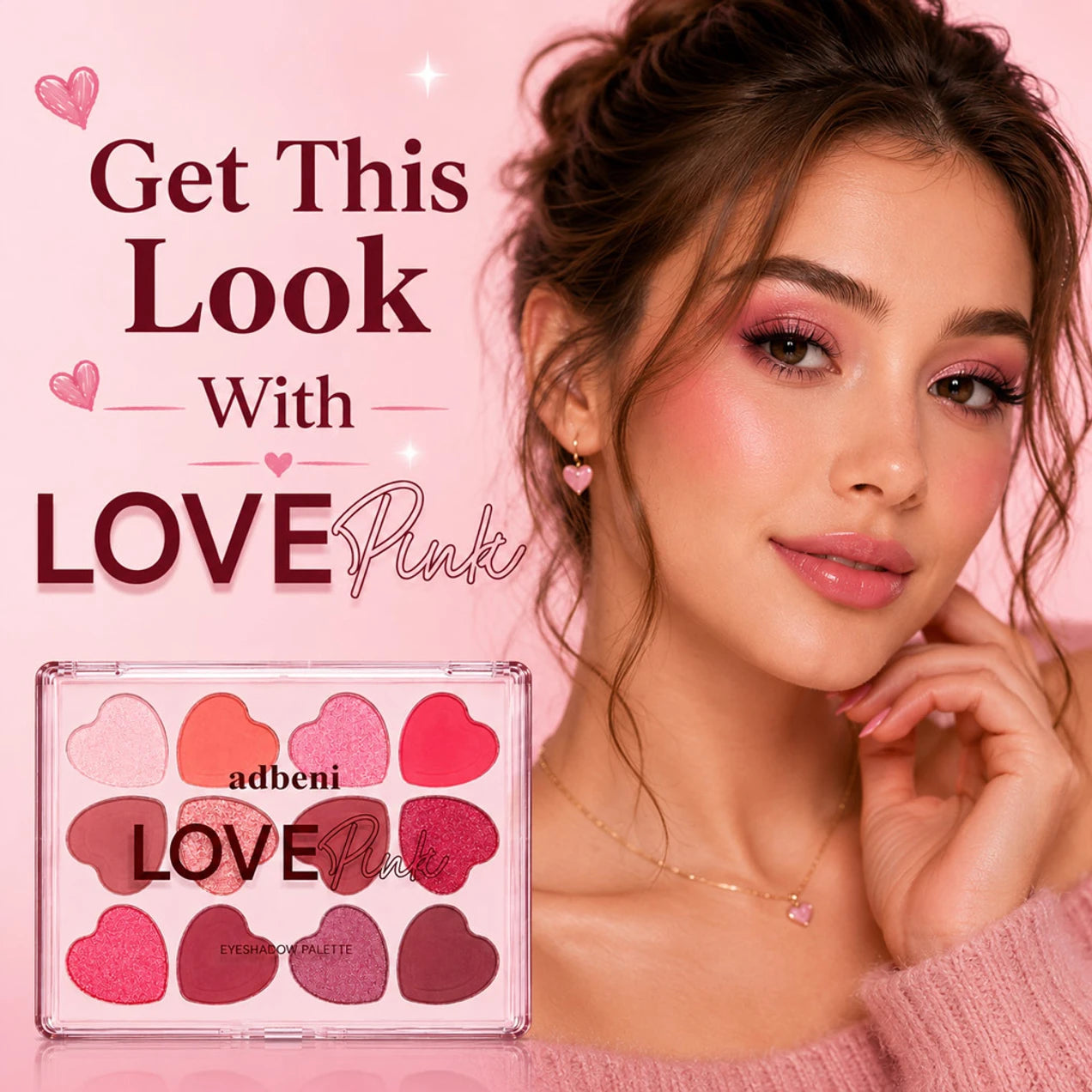 Heart Shaped Eyeshadow Palate