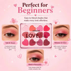 Heart Shaped Eyeshadow Palate