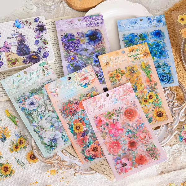 Floral Pet Sticker Series