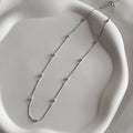 Anti-Tarnish Beaded Chain Necklace