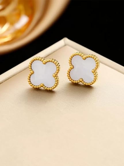 Clover Necklace with Earring
