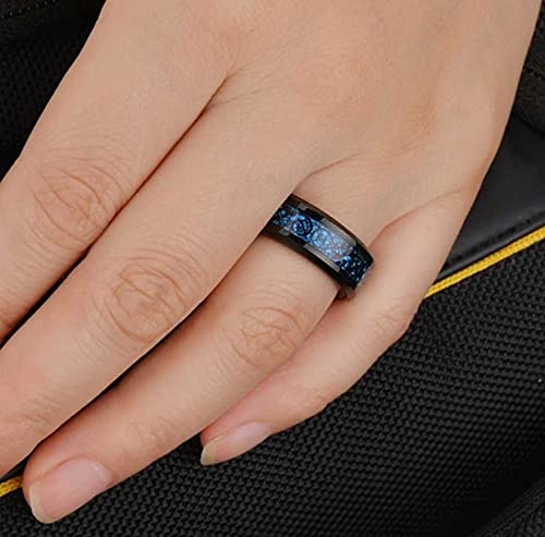 Men Blue Dragon Ring
