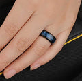 Men Blue Dragon Ring