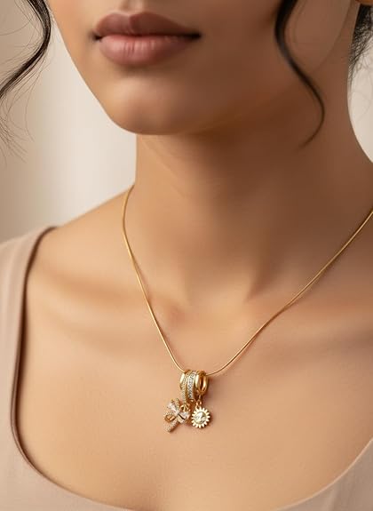 Bow And Sun Necklace