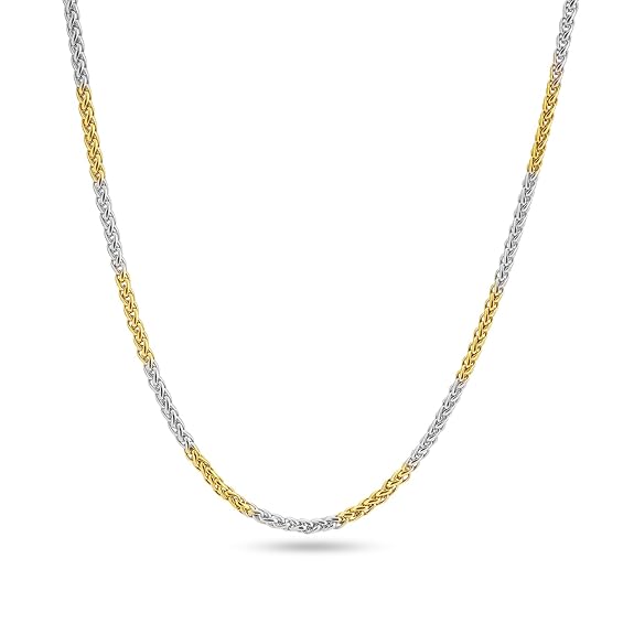Boys Silver & Gold Chain