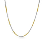 Boys Silver & Gold Chain