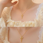 Korean Minimalist Bow Necklace
