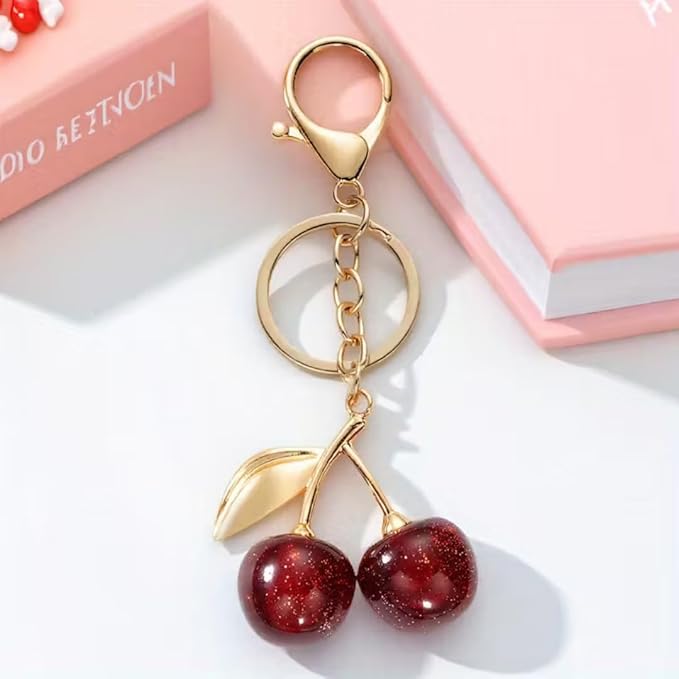 Small Cherry Keychain