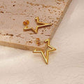 Star Hoop Earring
