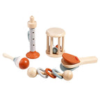 Roux & Rattle Montessori Wooden Musical Instruments Toy Set