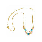 Blue Tulip Necklace