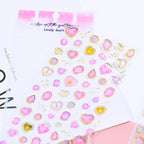 Crystal Gem Sticker Set