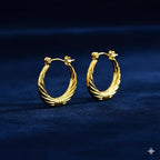 Circle Shaped Hoop Earrings