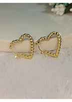 Heart Hoop Earrings