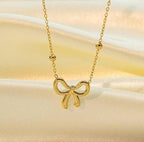 Simple Bow Necklace