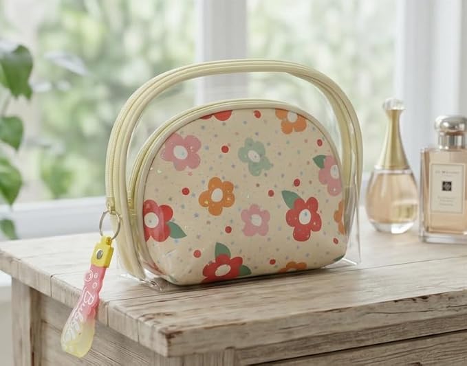 Flower Cosmetic Pouch