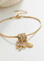 Bow And Sun Necklace
