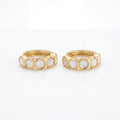 Beautiful White Stone Earrings