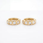 Beautiful White Stone Earrings