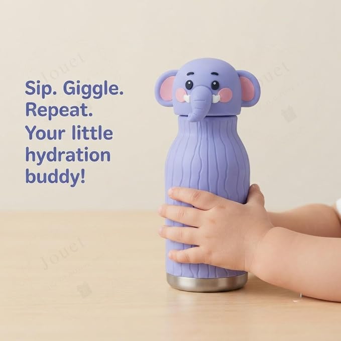 Animal Printed Water Bottle (280 ml)