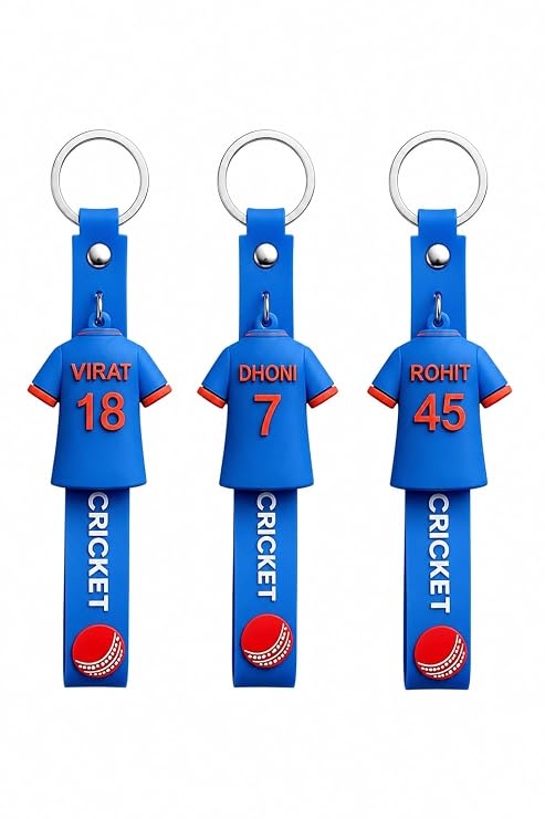 Cricketer Keychain