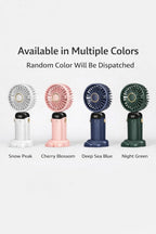 Portable Mini Fan with Digital Display