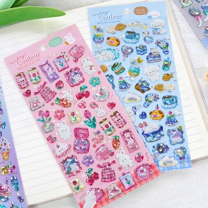 Holographic Kawaii Stickers