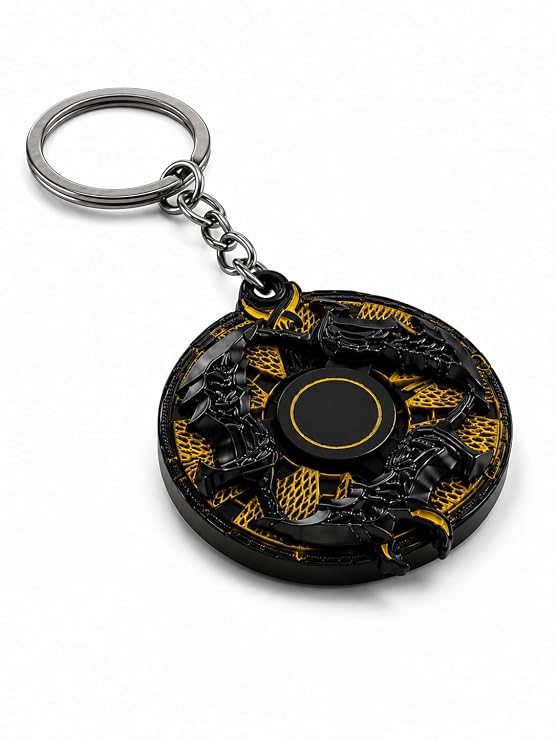 Dragon Medallion Keychain