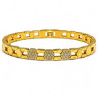 Hexagonal Crystal Bracelet