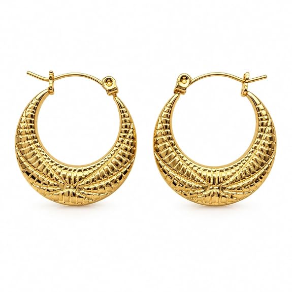 Circle Shaped Hoop Earrings