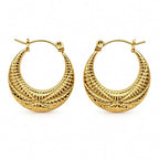 Circle Shaped Hoop Earrings