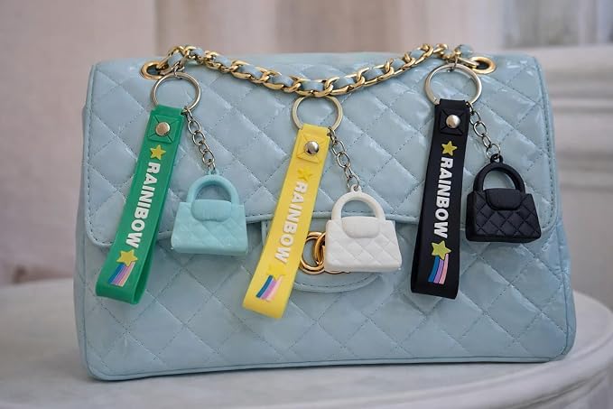 Channel Rainbow Keychain