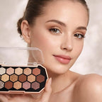 Color Stroke Hexagonal Eyeshadow Pallete