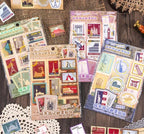 Stamp Style Ticket & Stickers