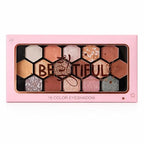 Color Stroke Hexagonal Eyeshadow Pallete