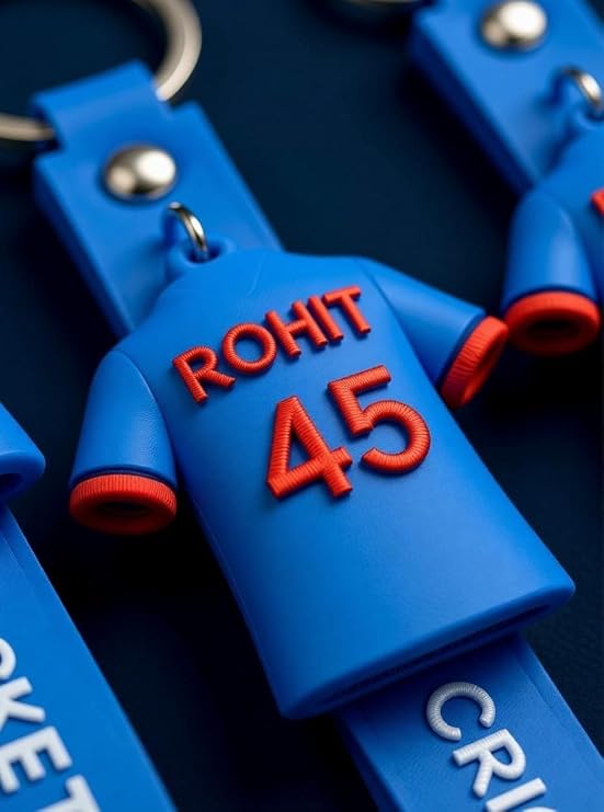 Cricketer Keychain