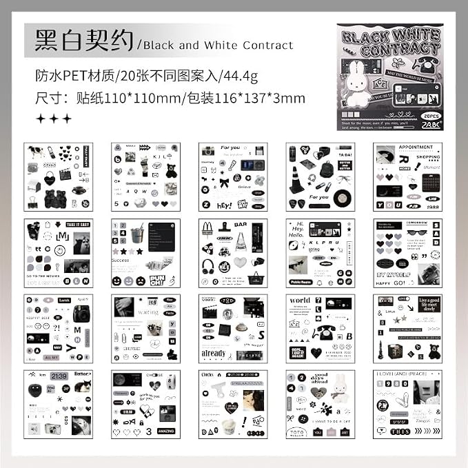 Kawaii Vintage Theme Sticker Book