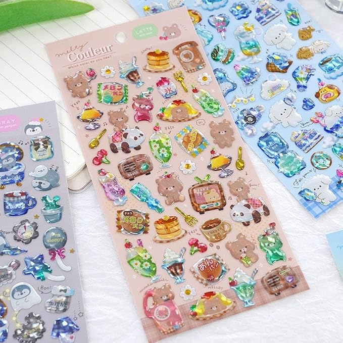Holographic Kawaii Stickers