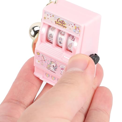 Mini Claw Machine Keychain Slot Toy