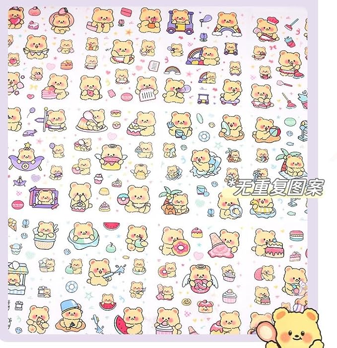 Chessy Bear Stickers