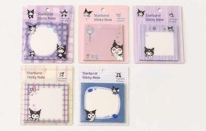 Starburst Kuromi Sticky Note