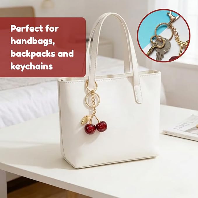 Small Cherry Keychain