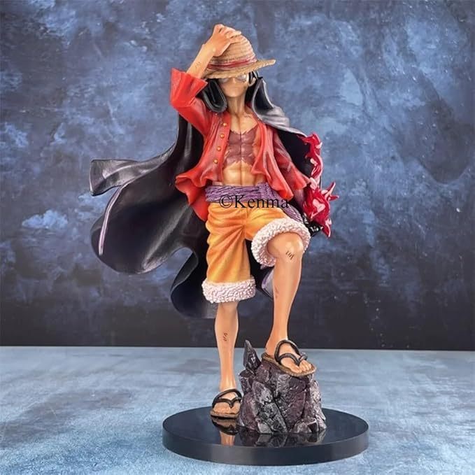 KENMA One Piece Monkey D Luffy with Straw Hat Action Figure
