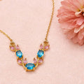 Blue Tulip Necklace