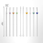 Glass Straw Set (SET OF 4 )